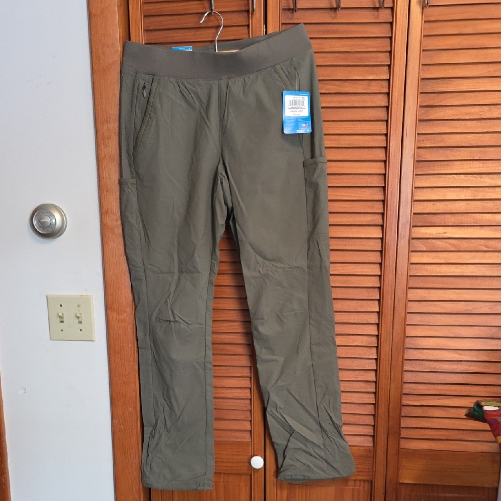Columbia Leslie Falls Olive Pull-On Pants